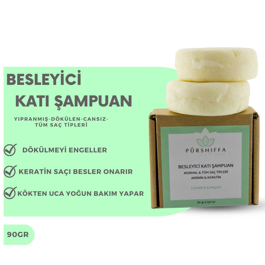 Besleyici Katı Şampuan 90 gr