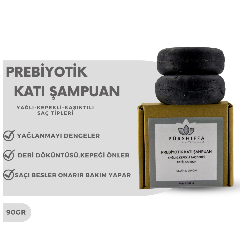 Prebiyotik Katı Şampuan 90 gr