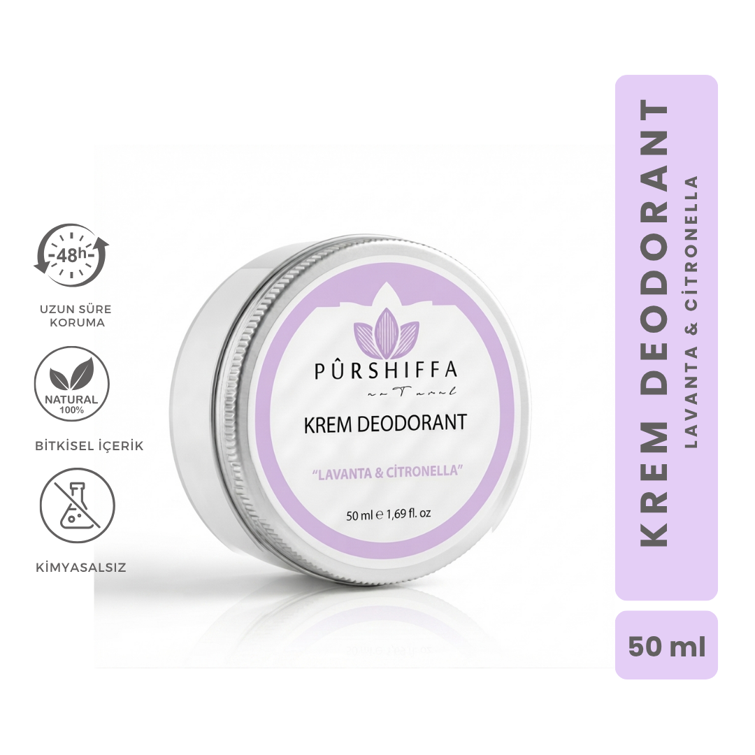 Krem Deodorant  (Lavanta & Citronella) 50 ml