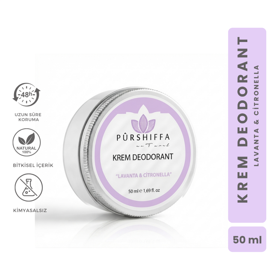 Krem Deodorant  (Lavanta & Citronella) 50 ml