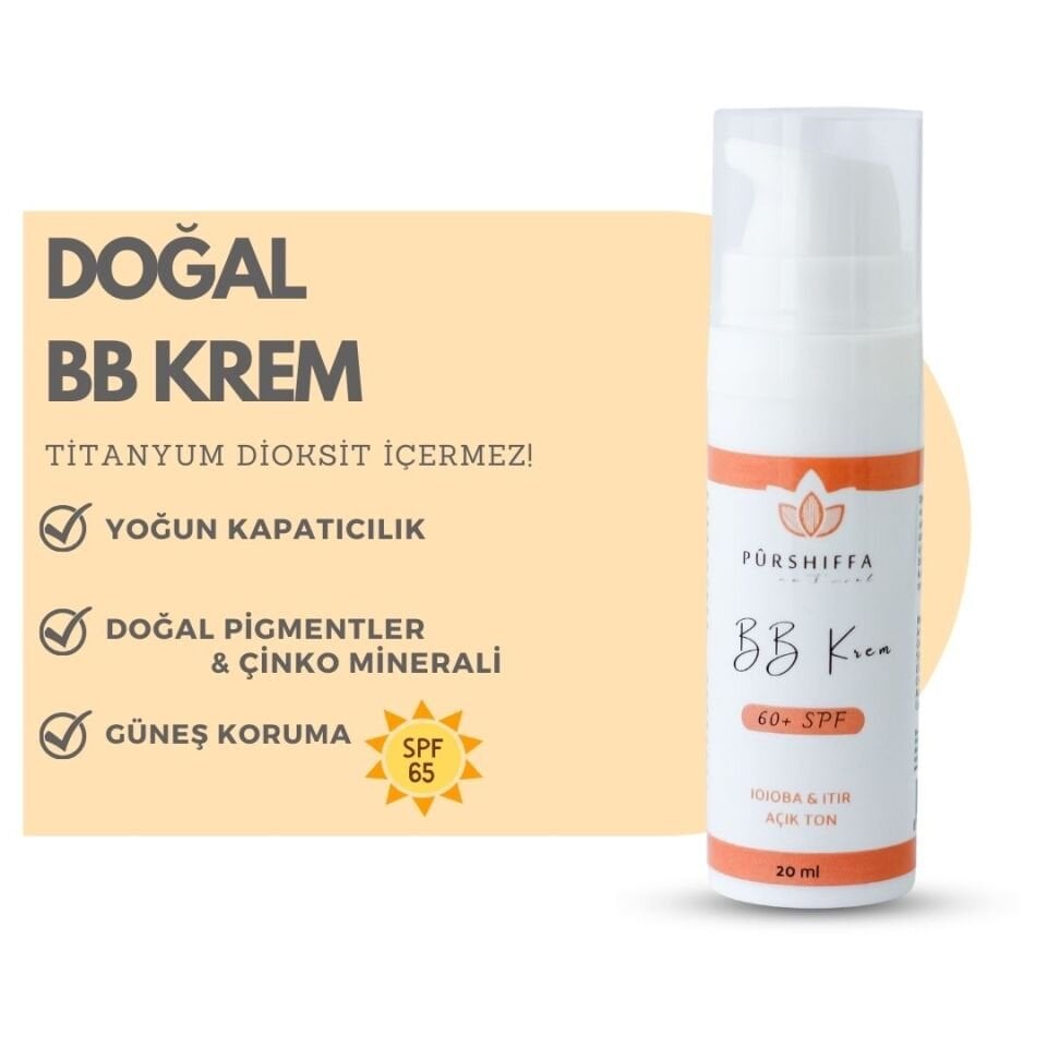 Doğal Bb Krem (Açık Ton) 20 ml