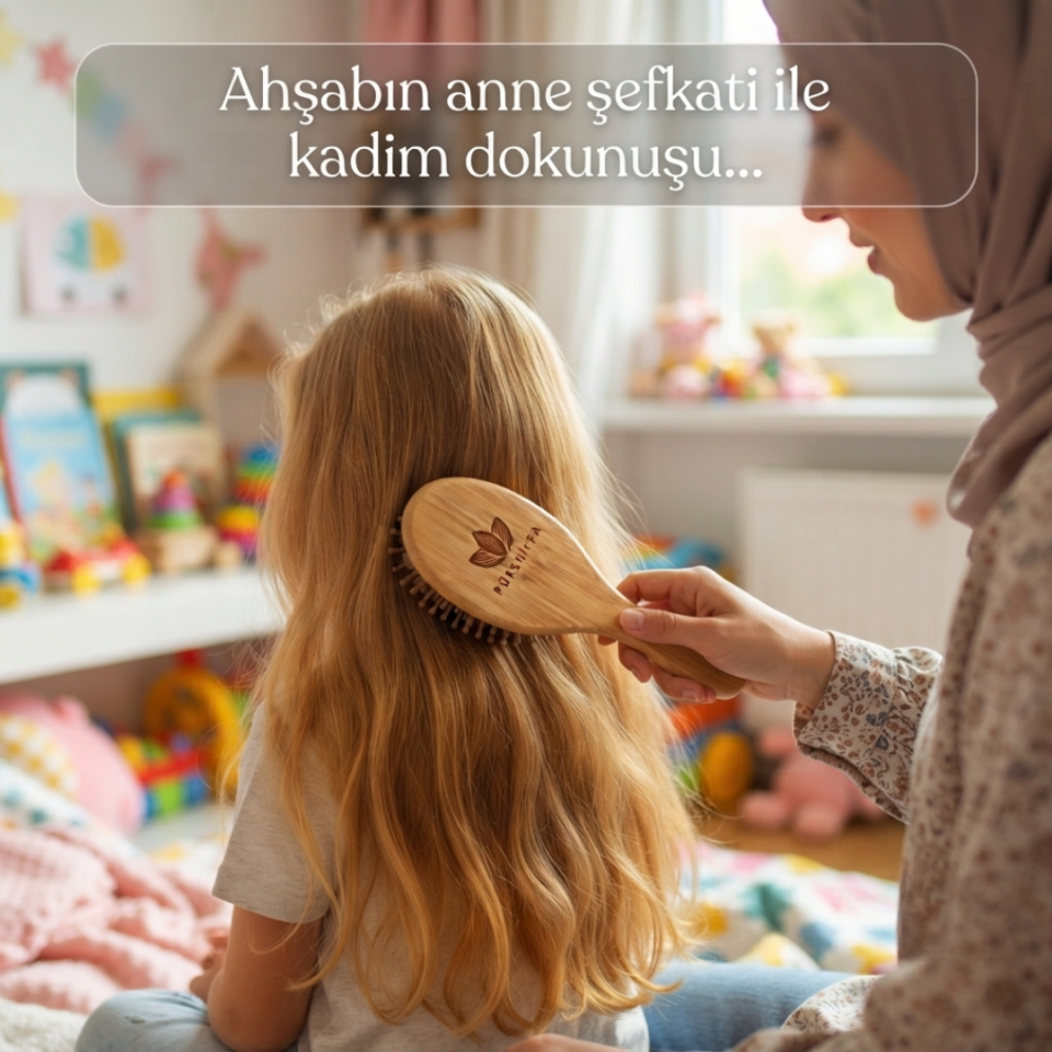 Bambu Doğal Saç Fırçası
