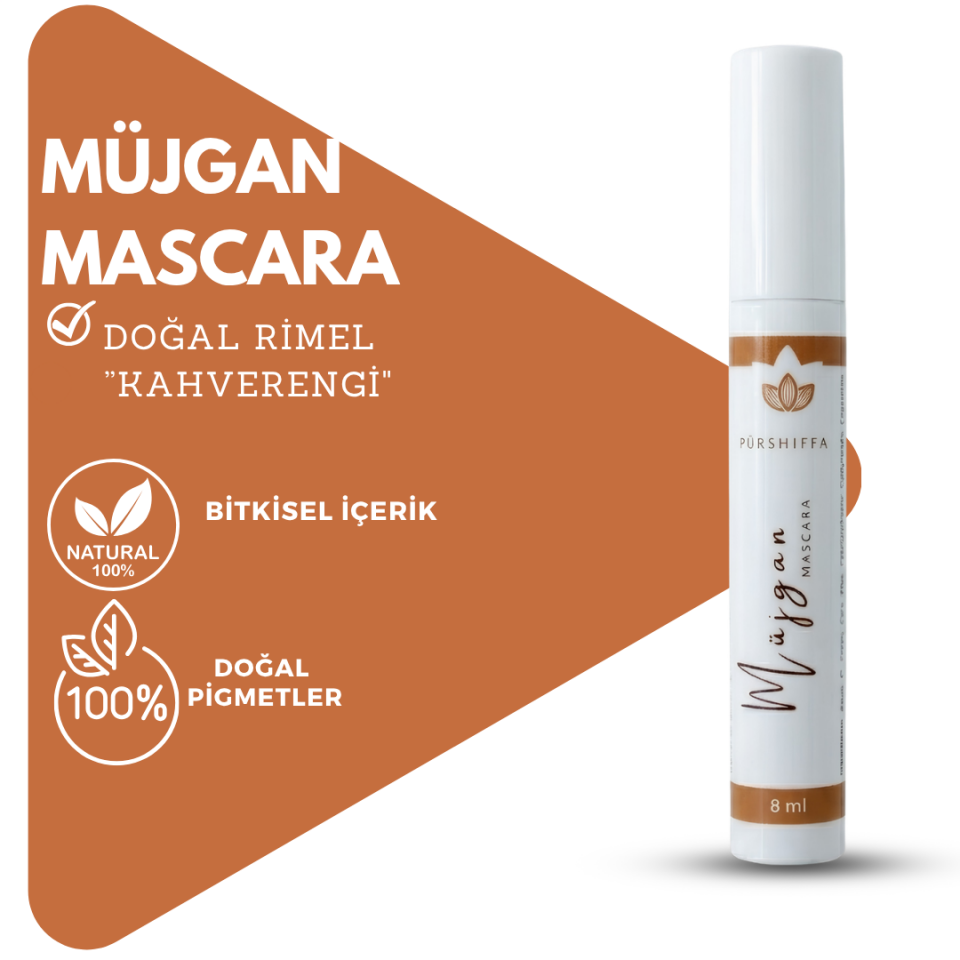 Doğal Rimel 'Müjgan' (Kahverengi)  8 ml