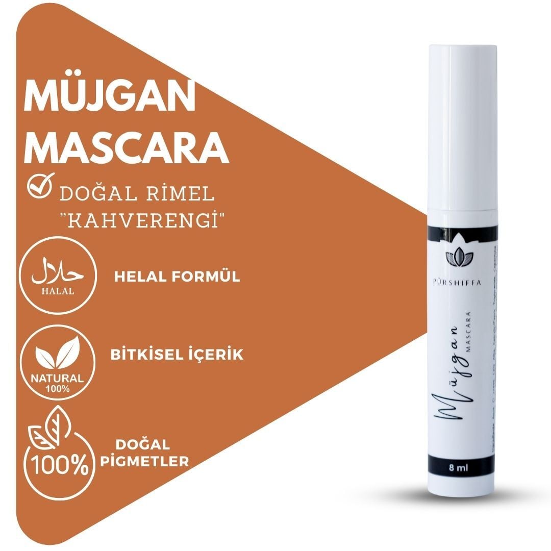 Doğal Rimel 'Müjgan' (Kahverengi)  8 ml