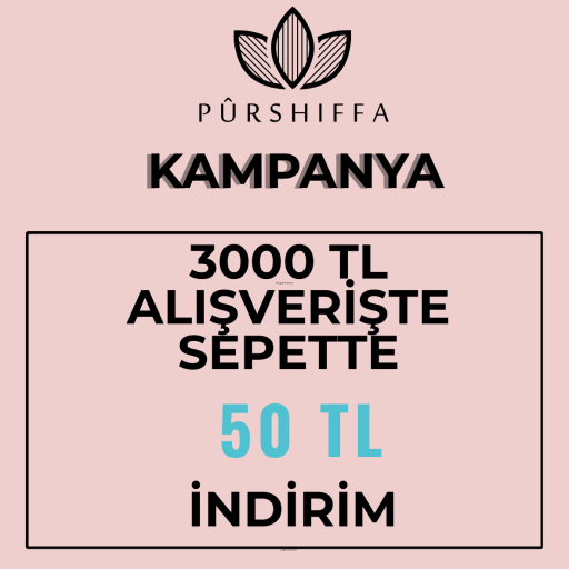 3000 TL Üzeri Alışverişlerde Sepette 50 tl indirim